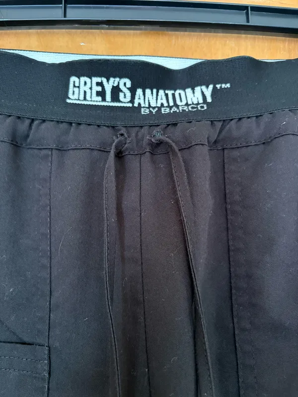 Grey’s Anatomy Black Scrub Pants - Image 2