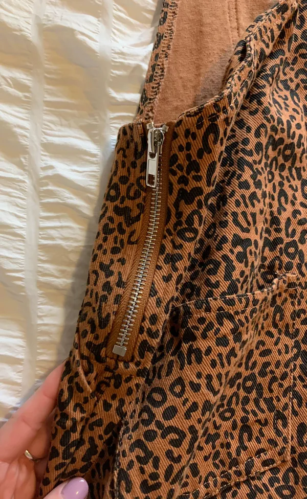 Forever 21 Leopard  Overall Dress - Image 5