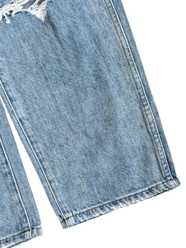 EUC Pistola Relaxed Fit Distressed Straight Leg Jeans Size 27 - Image 5