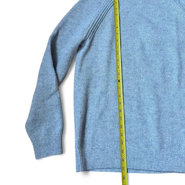 Gap Chunky Knit Turtleneck Sweater Y2K Fall Cabin Women's Medium 100% Cotton - Image 5