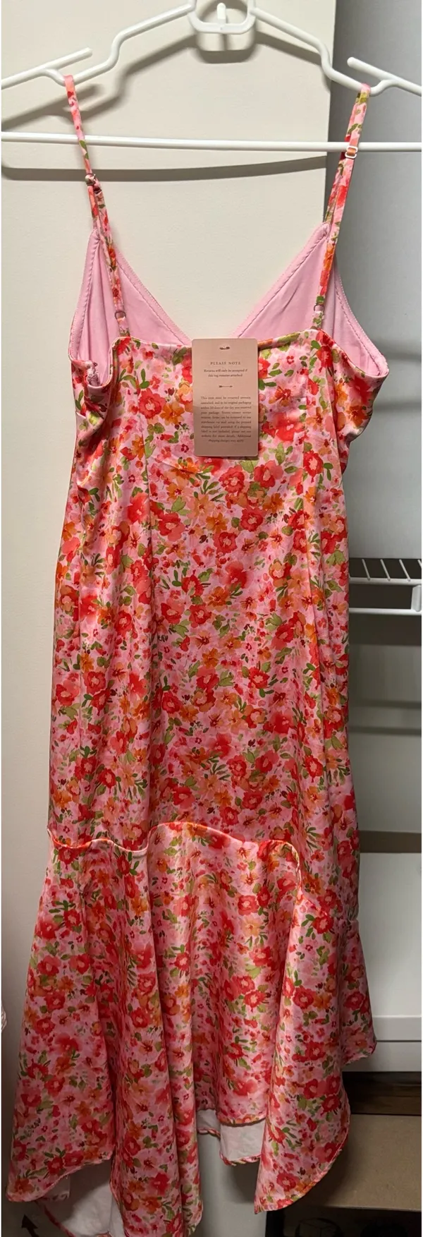 BHLDN Pink Floral Sakira Dress - Image 2