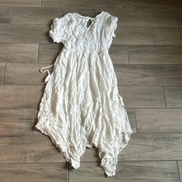Band of gypsies embroidered white dress - Image 6