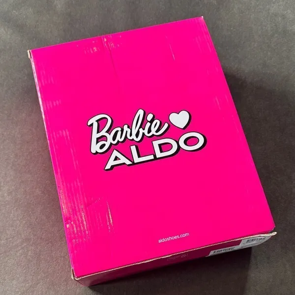 Barbie x ALDO Barbiestessy Collection Pink Translucent Pointed Toe Pumps 7 NEW - Image 16