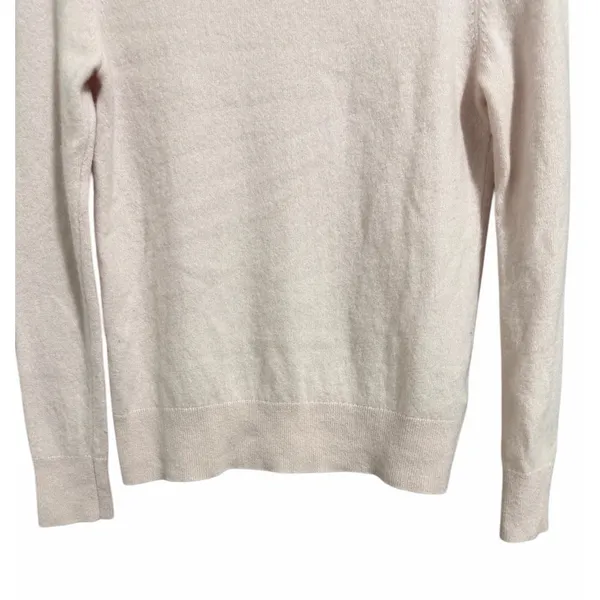 Quince‎ Mongolian Cashmere Crewneck Sweater Light Pink Women's Size Small - Image 5