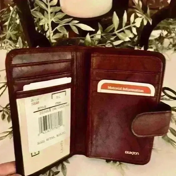 Burton Brown Leather Wallet Set - Image 6
