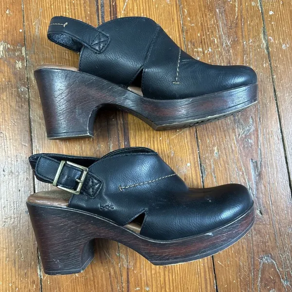 b.o.c Women's Cecila Black Chunky Clogs Y2K 10 M Shoes - Image 2