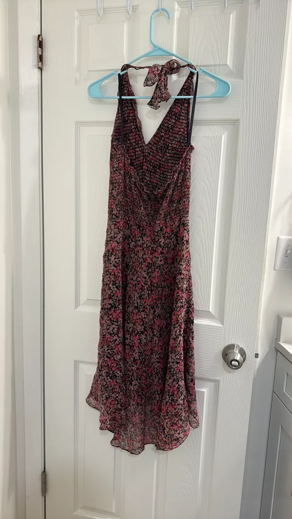 BCBGMAXAZRIA Midi Halter Dress - Image 3