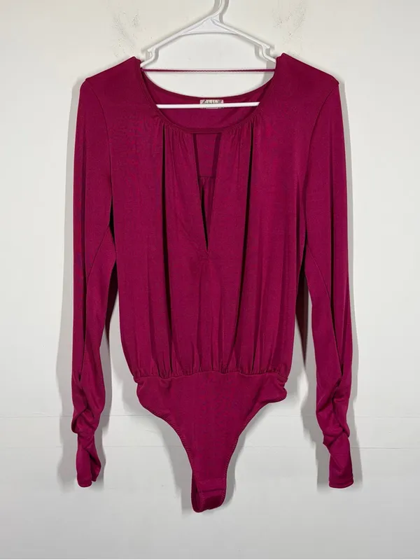 NWOT Free People Kaya Keyhole Bodysuit Size Small - Image 4