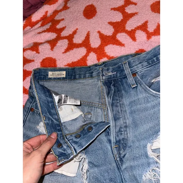 Levi's jean shorts - Image 2