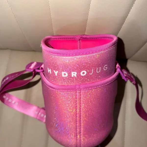 Pink Glitter Women's Hydrojug Sleeve - Image 3