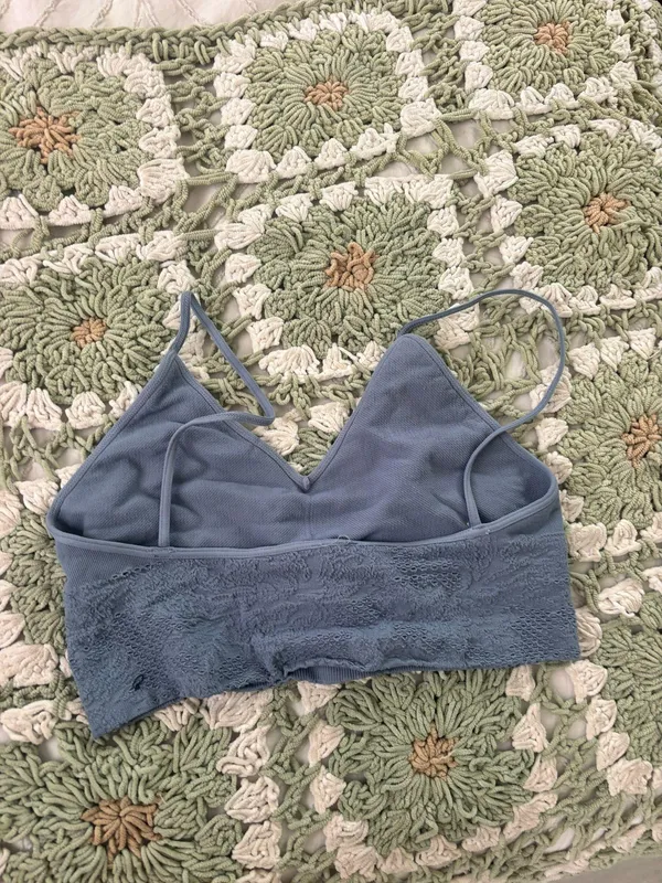 Blue bralette Tank - Image 4
