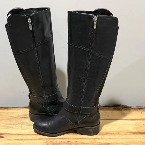 Marc Fisher Gatway Leather Riding Boots‎ Size 6 A40 - Image 11