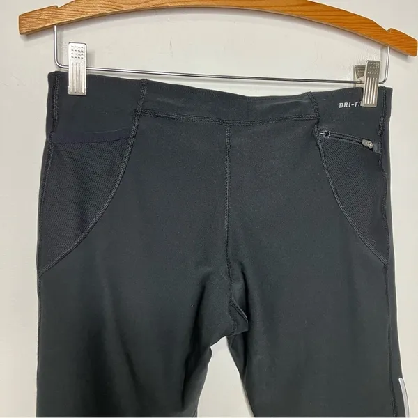 Nike dri-fit running‎ pants below knee black size medium - Image 7