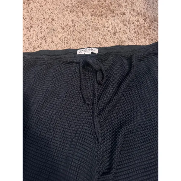 Jordan Taylor Black Mesh Wide Leg Swim‎ Cover-Up Pants Women's Medium - Image 3