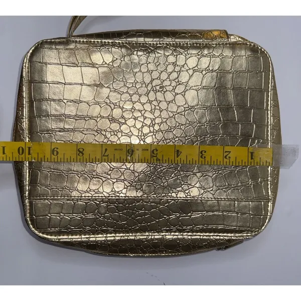Montana West Bible Bag Gold Faux Diamonds Cross Spiritual Faith Church Study Zip - Image 14