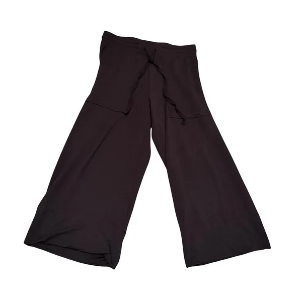Quince SuperSoft Fleece Cropped Wide Leg Pants - Image 2