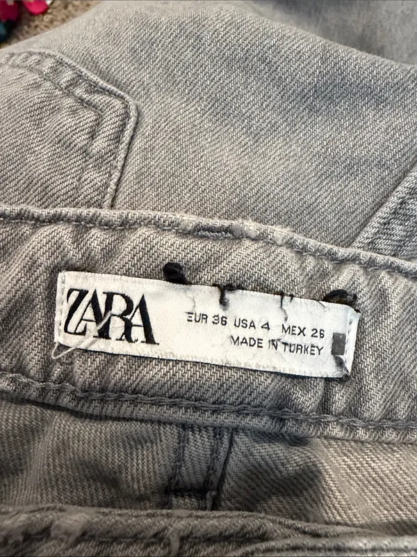 ZARA gray jeans - Image 4