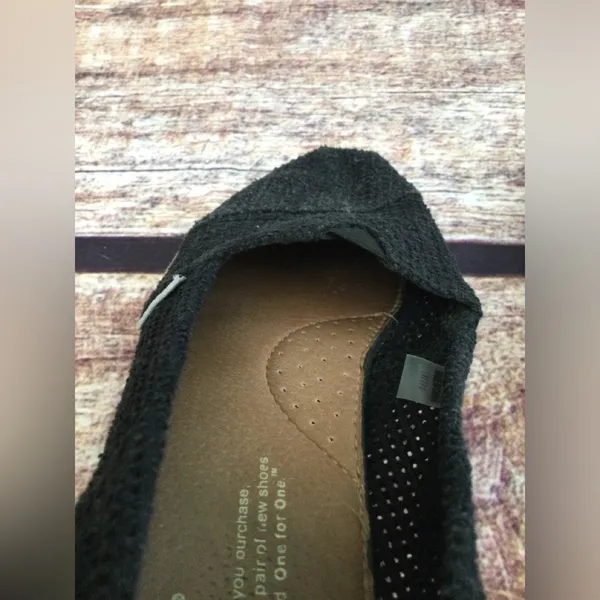 Black Toms Shoes Womens Size‎ 8.5 - Image 7