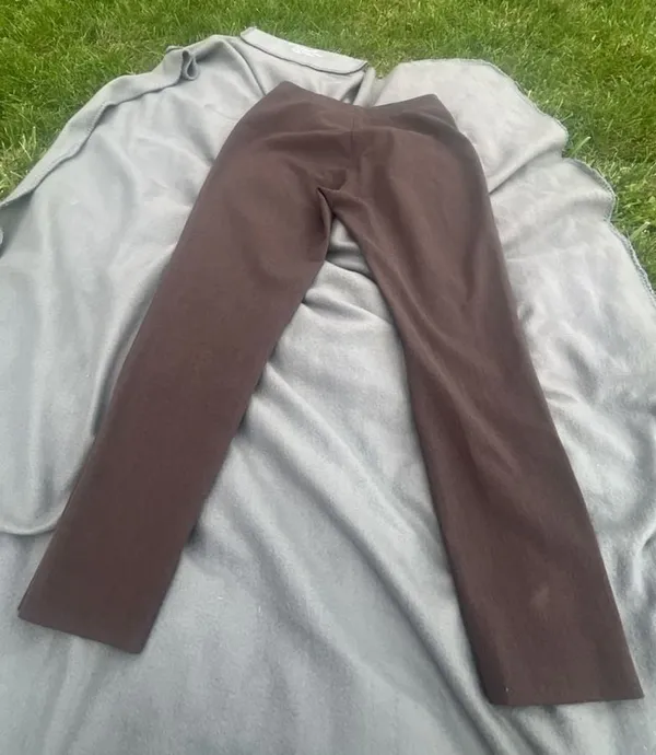 Lauren Ralph Lauren Petite Brown Pull-On Stretch Pants Size 8P - Image 7