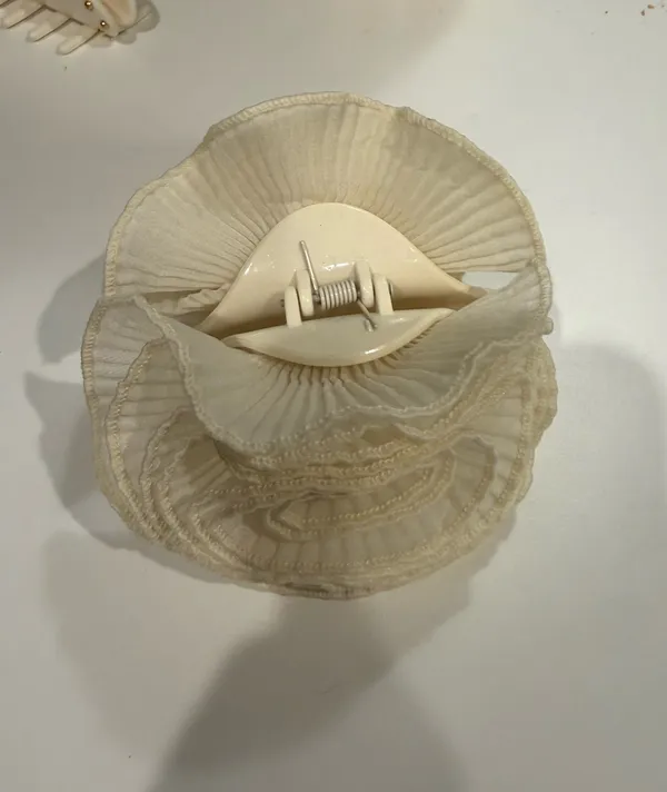 Mango Rosette Flower Claw Clip - Image 2
