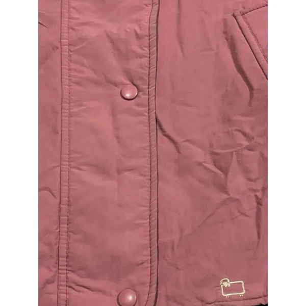 Vintage Woolrich Jacket Womens Size L Pink Quilted‎ Puffer Coat Zip Snap -200 - Image 8