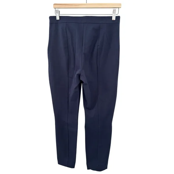 Everlane The Bi-Stretch Work Pant Womens 8 Side Zip Slim Leg Navy Blue Ankle New - Image 2