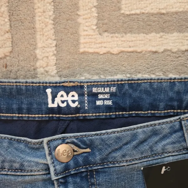 Lee Blue Pencil Mini Skirt for a Night Out - Image 3