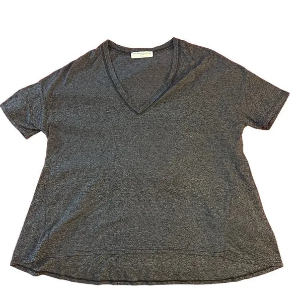 Project Social T x Urban Outfitters T-Shirt Womens Medium Heather Gray‎ V-Neck - Image 2