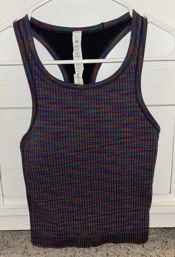 Lululemon Ebb To Street Tank Top Cropped - Image 2