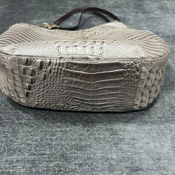 Brahmin Thelma Tote Chardonnay – Croc‎ Embossed & Suede - Image 9