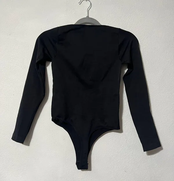 Long Sleeve Thong Bodysuit - Image 3