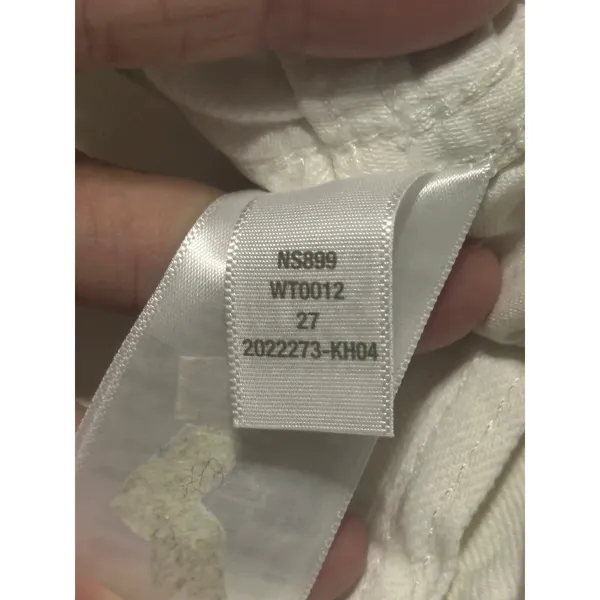Madewell Superwide-Leg Jeans True White High Rise Rigid Cotton NS899 Size 27 - Image 10