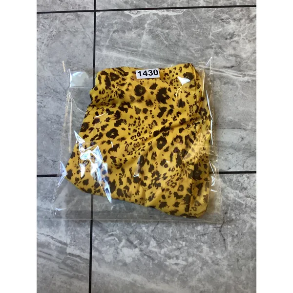 Lulus Yellow Leopard Print Mesh Ruffle Mini Skirt Small Animal Print Faux Wrap - Image 7