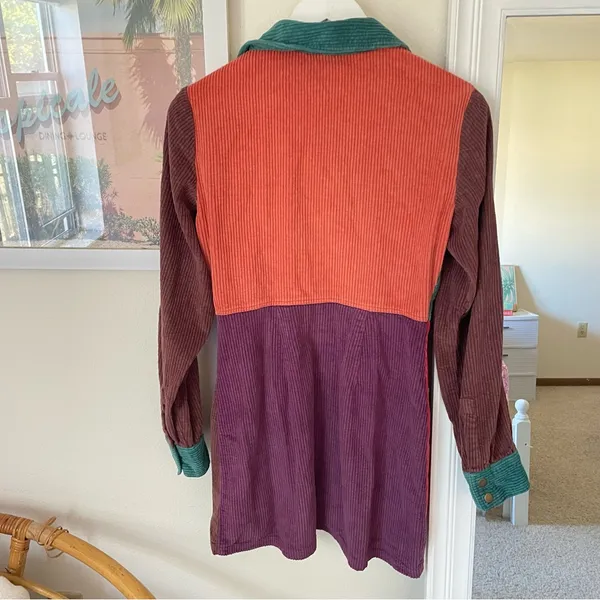 Free People Color Me Cord Mini Dress in Size 2 - Image 5