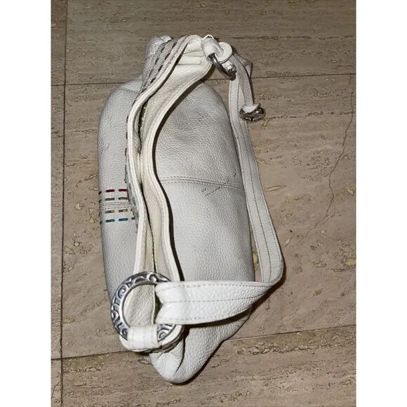 Brighton‎ small cream and yellow trim crossbody - Image 6