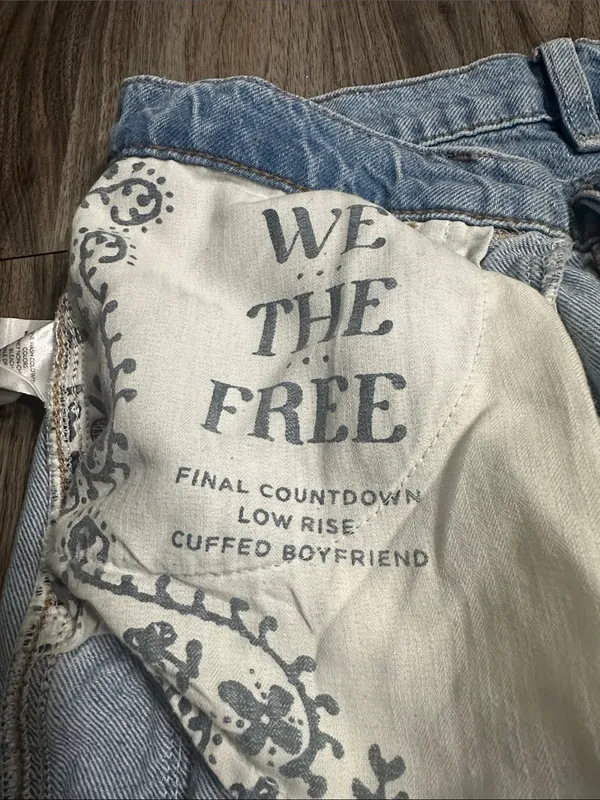 We The Free Light Blue High-Rise Wide Leg Jeans - Image 13