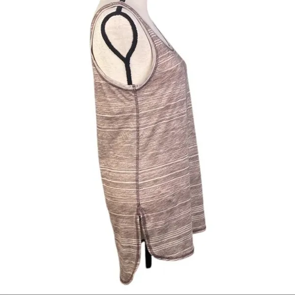 PRANA beige and brown “Kiely Sleeveless Tunic Tank Top” in size Small. EUC - Image 4