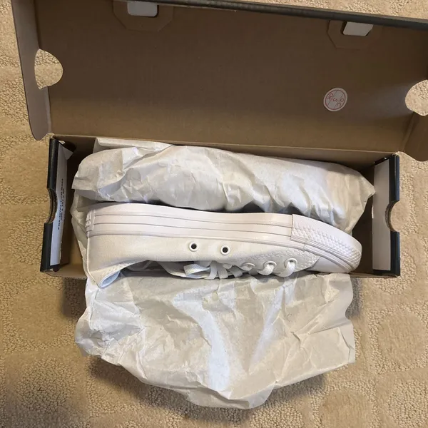 Brand new white converse - Image 5