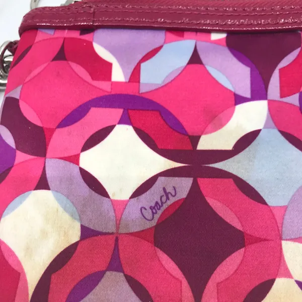 COACH Red Small Nylon Handbag - Image 6