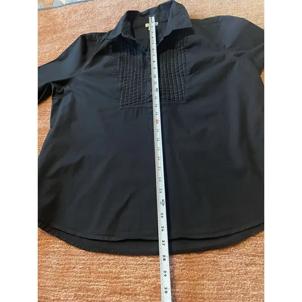 U.S. Polo Assn. Women's Long Sleeve Stretch Black Cotton Pullover Shirt Size XL - Image 5