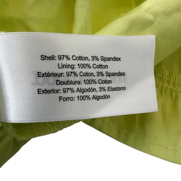 Motherhood Maternity XL Soft Lime Puff Sleeve Square Neck Smocked Top | 0130 - Image 7