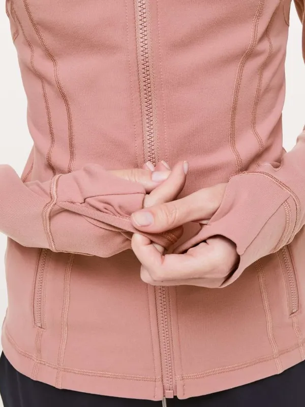 Lululemon Define Jacket full zip Quicksand womens size 4 - Image 4