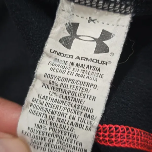 Under Armour -913 Women's Run Lightweight Jacket Black Purple Reflective‎ Medium - Image 5