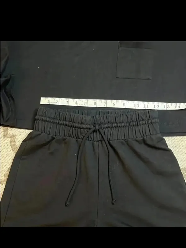 Free People long sleeve top and shorts set - Image 9