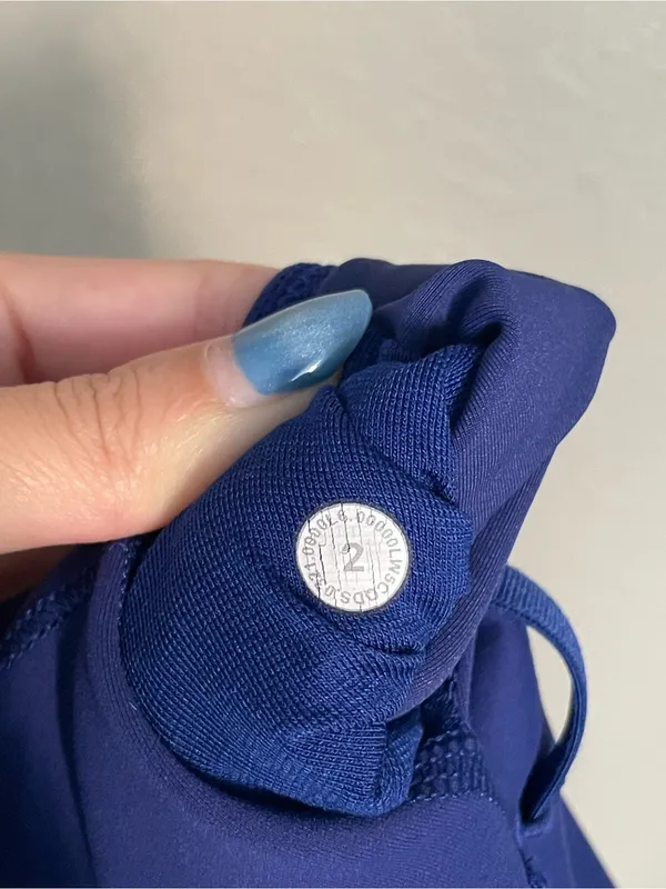 Lululemon Wunder Under Legging Tights Size 2 Blue LW5CQDS - Image 4