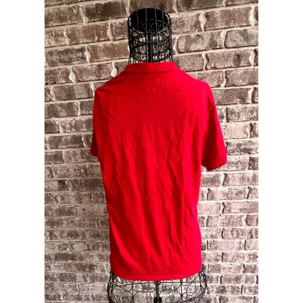 Champion Vintage Georgia Bulldogs T Shirt Large Red Short Sleeves Embroi… - Image 9