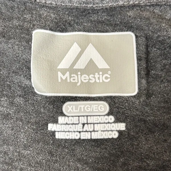 NEW Majestic Colorado Rockies MLB Womens XL Gray 3/4 Sleeve Graphic T-Shirt Soft - Image 4