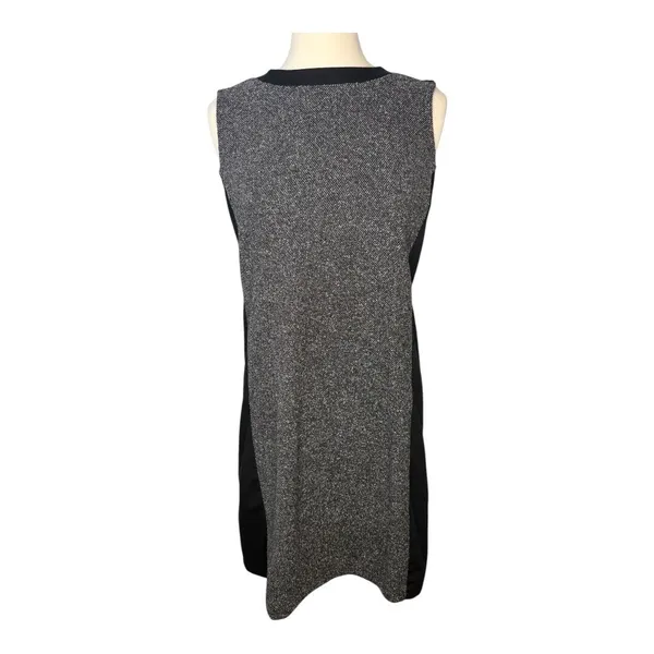 Liz Claiborne Shift Dress Womens‎ Large Black Multi Tweed Sleeveless Career NEW - Image 3
