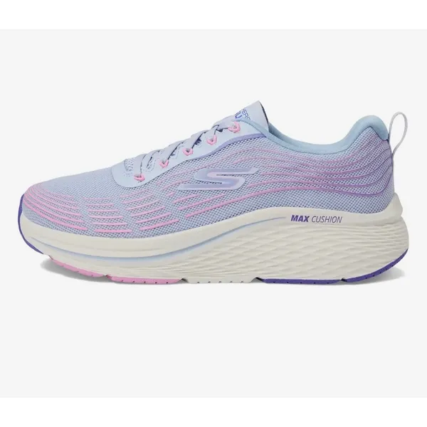 Skechers GOrun Max Cushioning Delta Womens 8.5 Blue Pink Running Shoes - Image 5