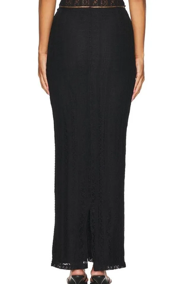 MORE TO COME Lali Maxi Skirt in Black - Image 2